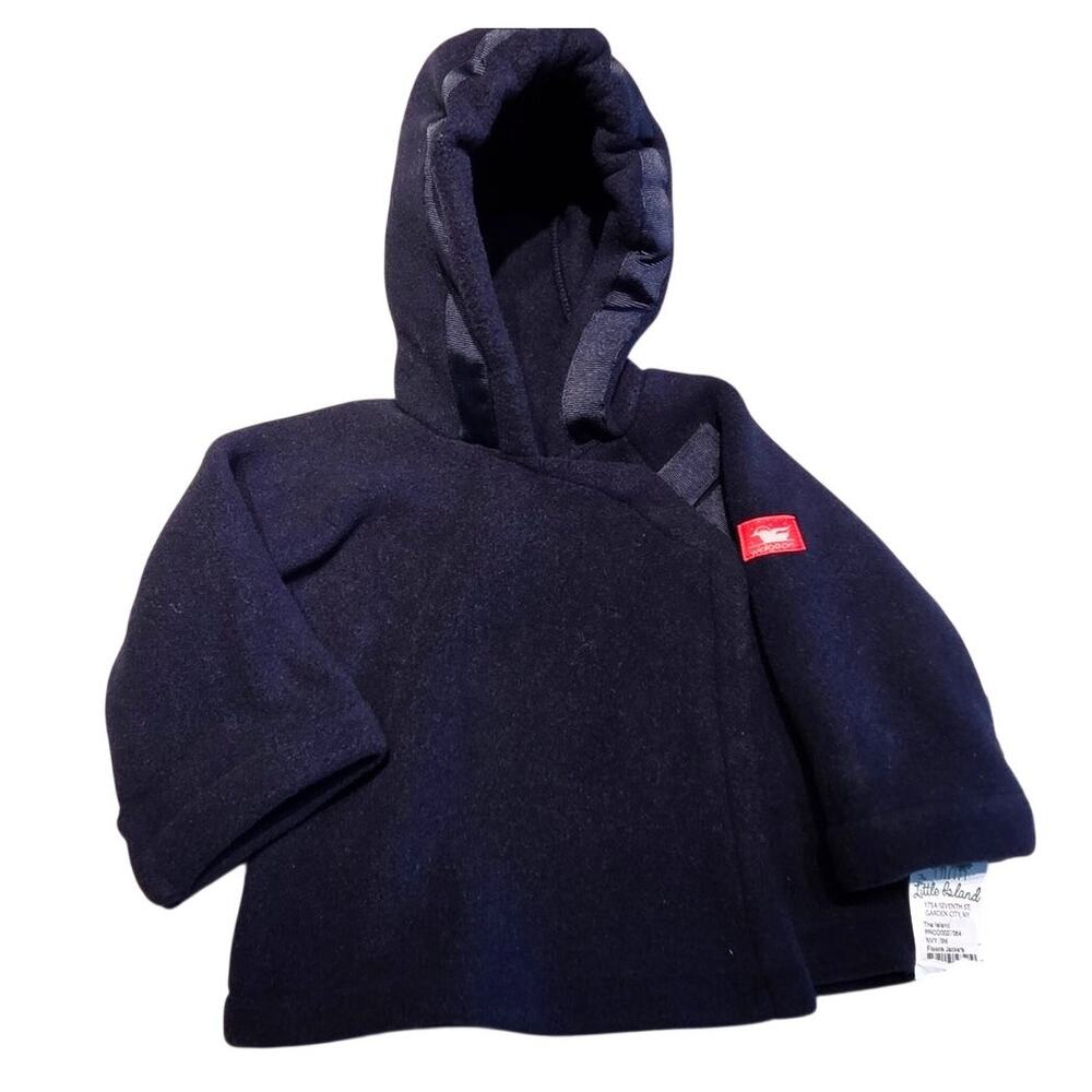 New WIDGEON Fleece Jacket Hoodie NAVY 3 mths Polartec 300 Series Water Repellent